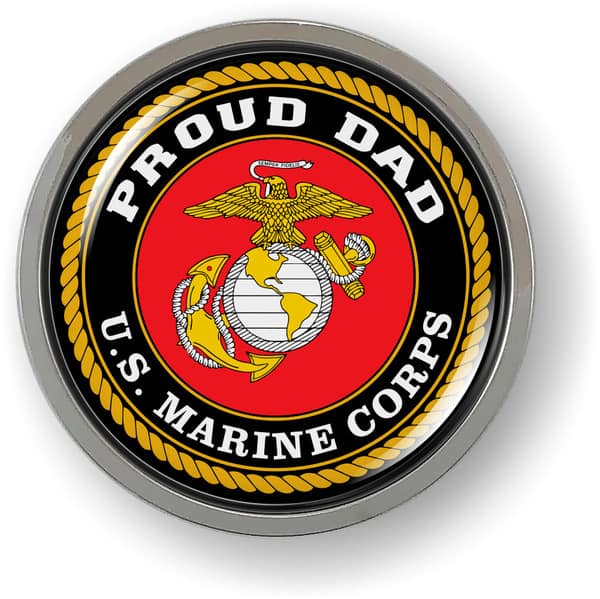 USMC Proud Dad Emblem